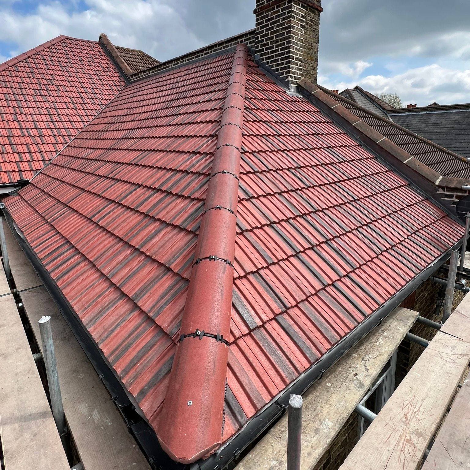 Roofing work detail