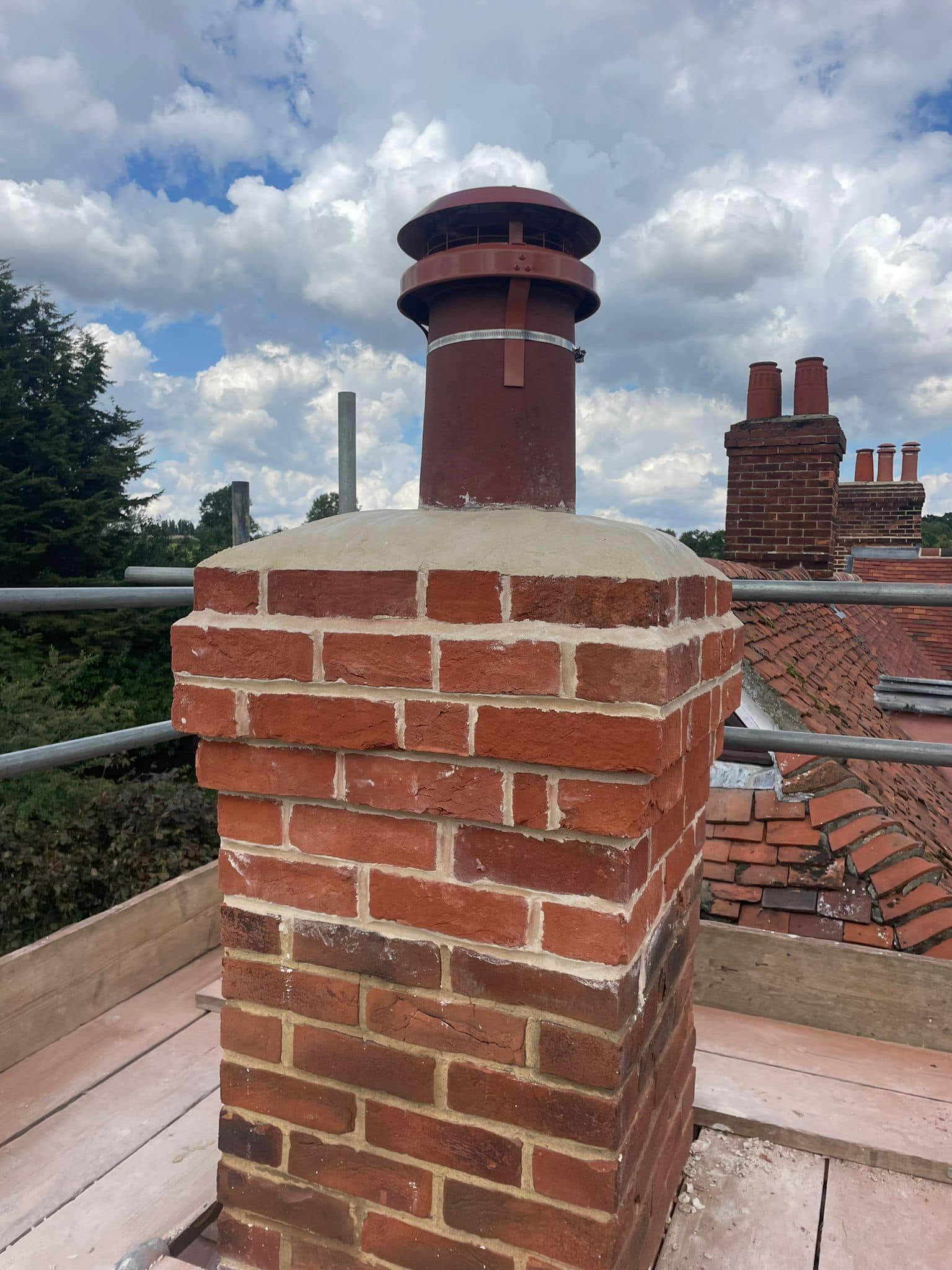 Roofing project completed