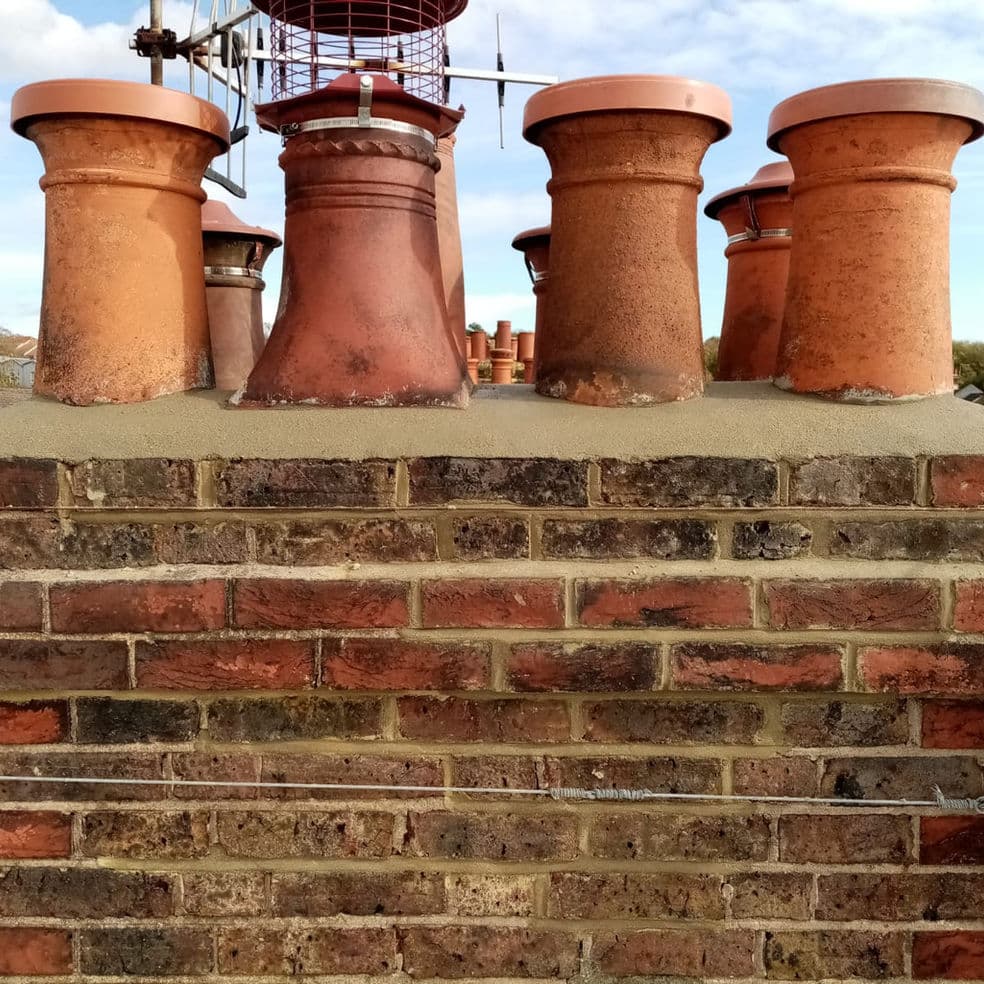 Chimney repair project