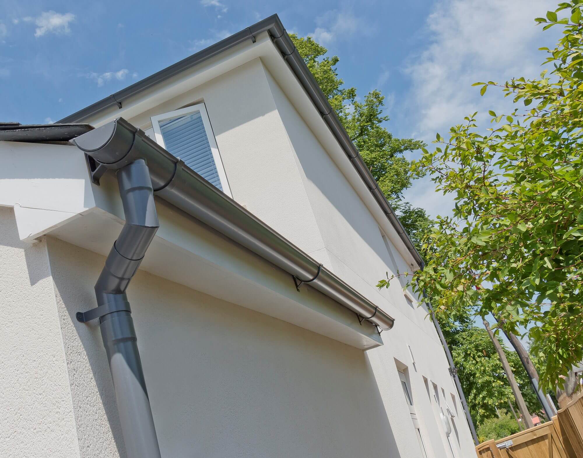 Rainclear guttering installation